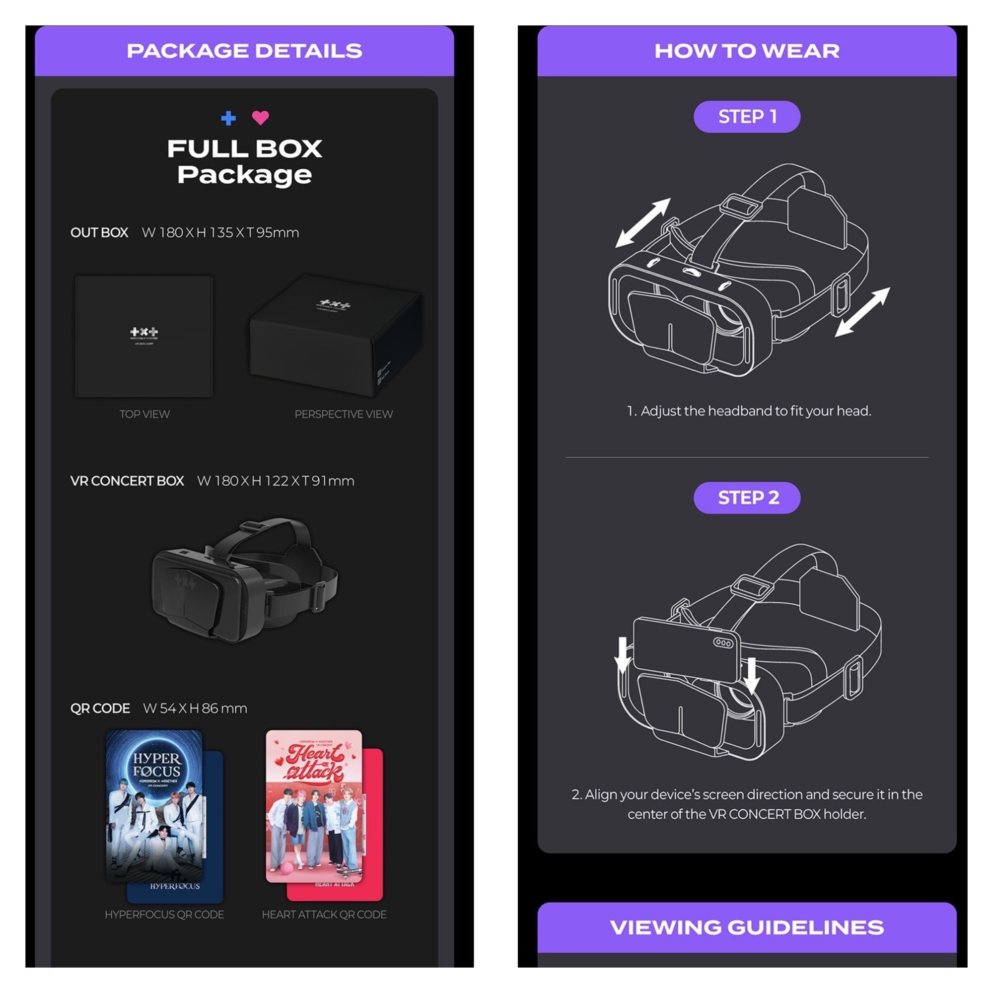 TXT VR CONCERT BOX $345