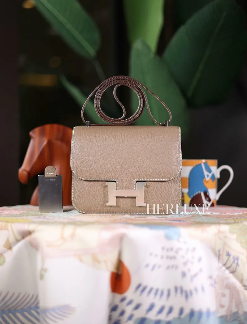 Constance mini mirror 18 etoupe ck epsom G