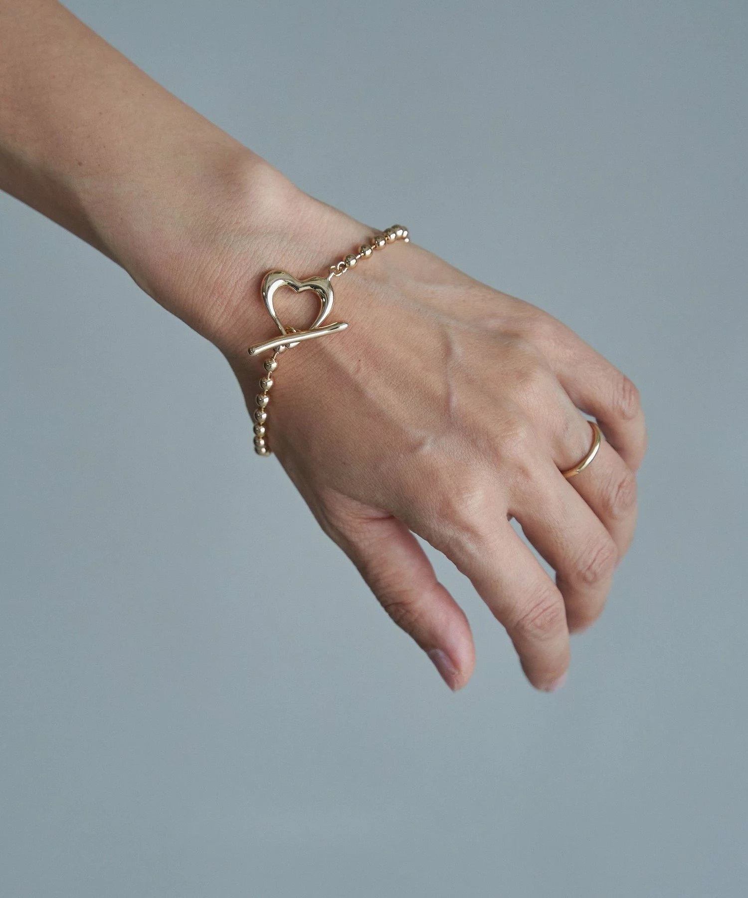 日牌心型球鏈手鍊(2色)D1602