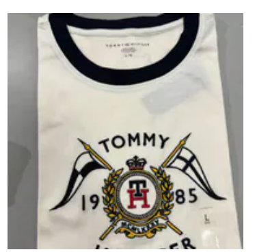[S] TOMMY HILFIGER WHITE ICON TSHIRT, XW08299-100 (STH1576)