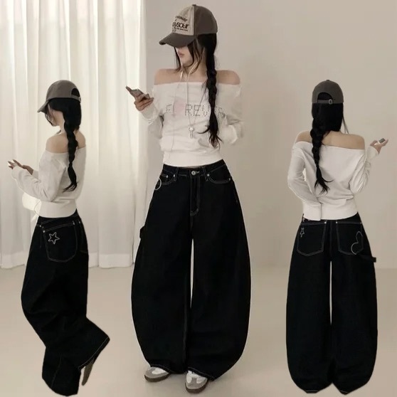 【26/2完8折優惠！優惠預訂】韓國波點心心・星星彎刀褲