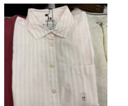[S] TOMMY HILFIGER LIGHT PINK RELAXED POPLIN SHIRT, XW06010-650 (STH1579)