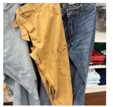 [S] TOMMY HILFIGER CLASSIC KHAKI BELTED CARGO JOGGER, XW04443-250 (STH1582)