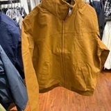 [S] TOMMY HILFIGER D COUNTRY BROWN WATER RESISTANT HOODED REGATTA JACKET, 78J8377-203 (STH1591)