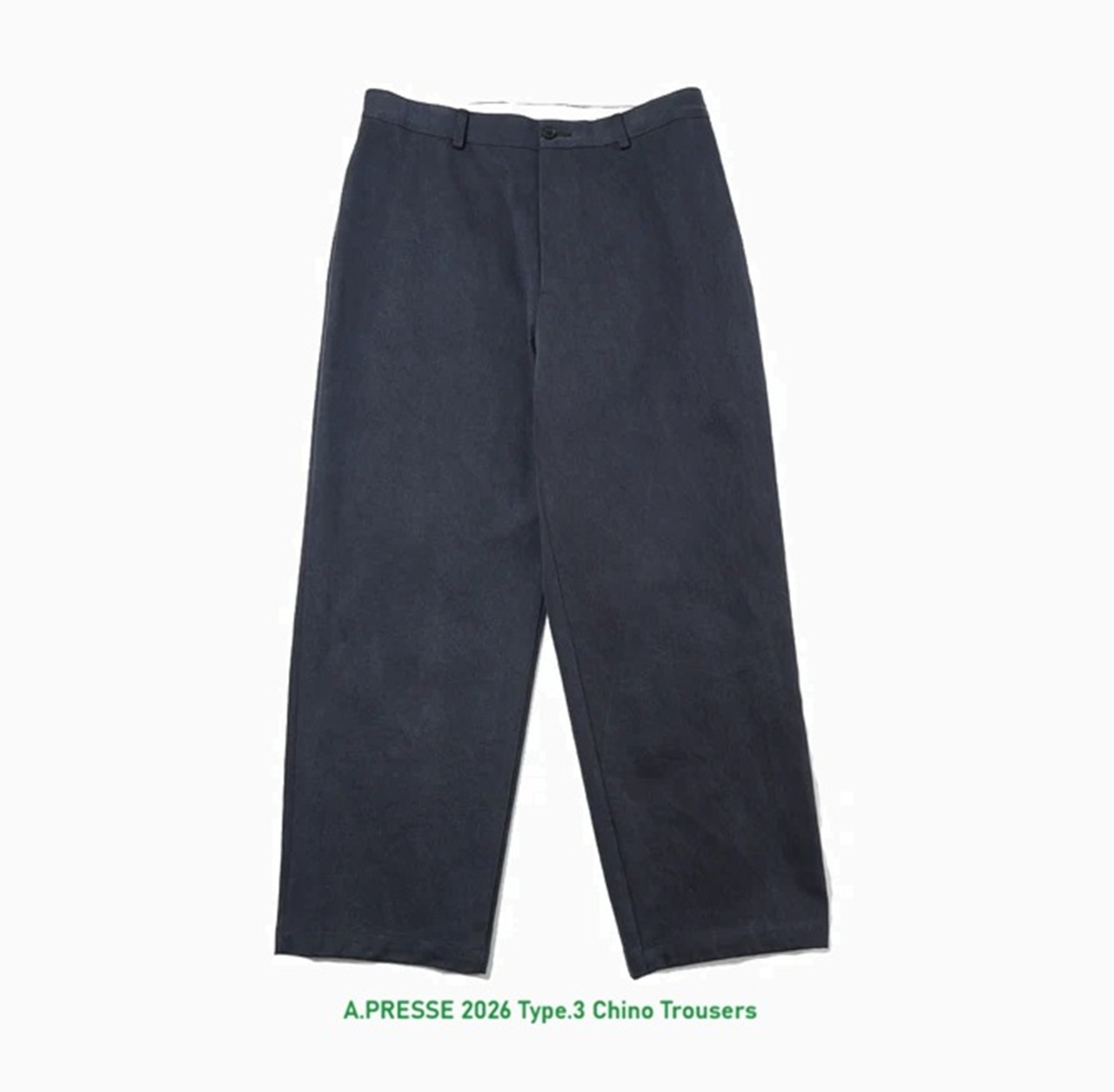 A.PRESSE 2026 TYPE.3 CHINO THOUSERS (26SAP-04-40) - PRE ORDER ITEM (預訂中)