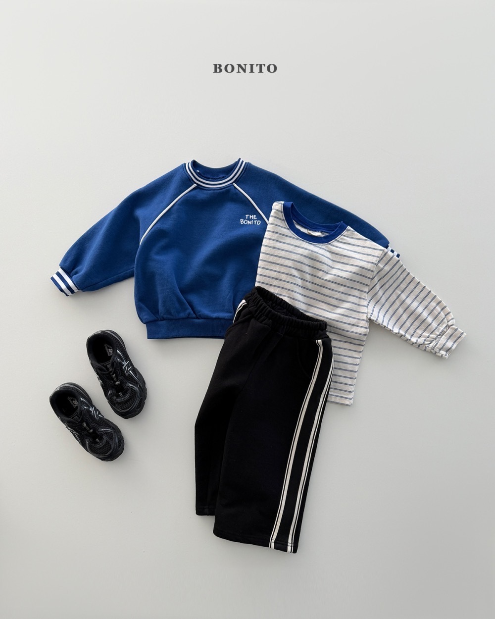 Bonito 線條落肩衛衣 / 2色