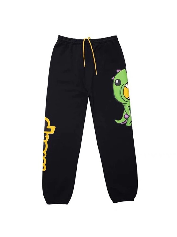 Drew House 字母印花Logo 恐龍縮口綿長褲