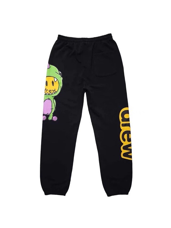 Drew House 字母印花Logo 恐龍縮口綿長褲