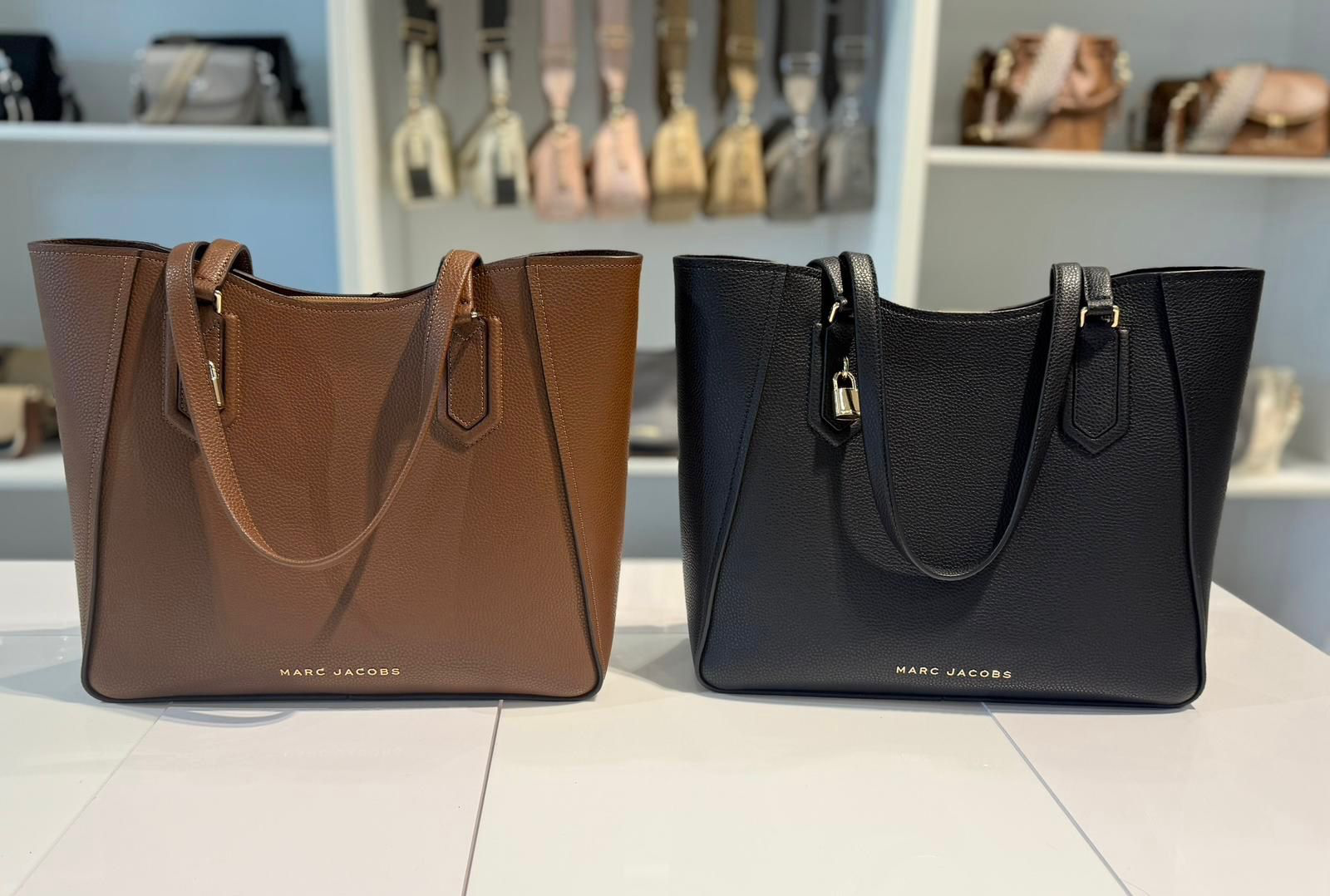 VQ047 Marc Jacobs 細LOGO TOTE BAG