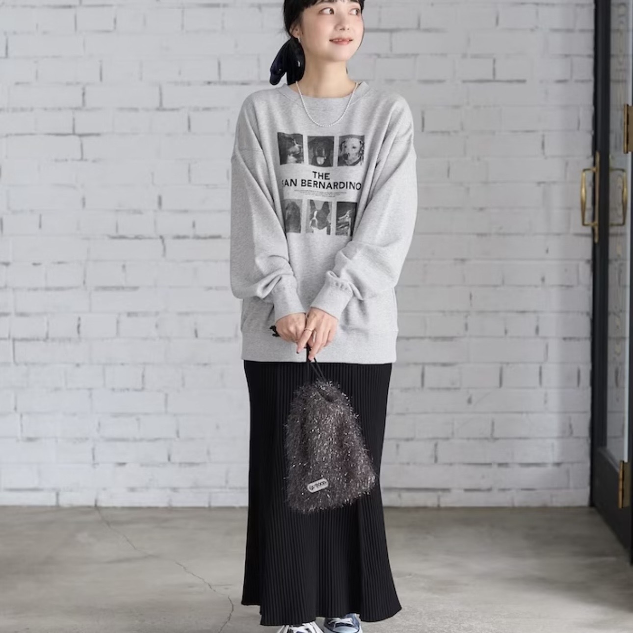 FREAK'S STORE 狗狗照片 印花 衛衣 長袖 大學T 日本代購