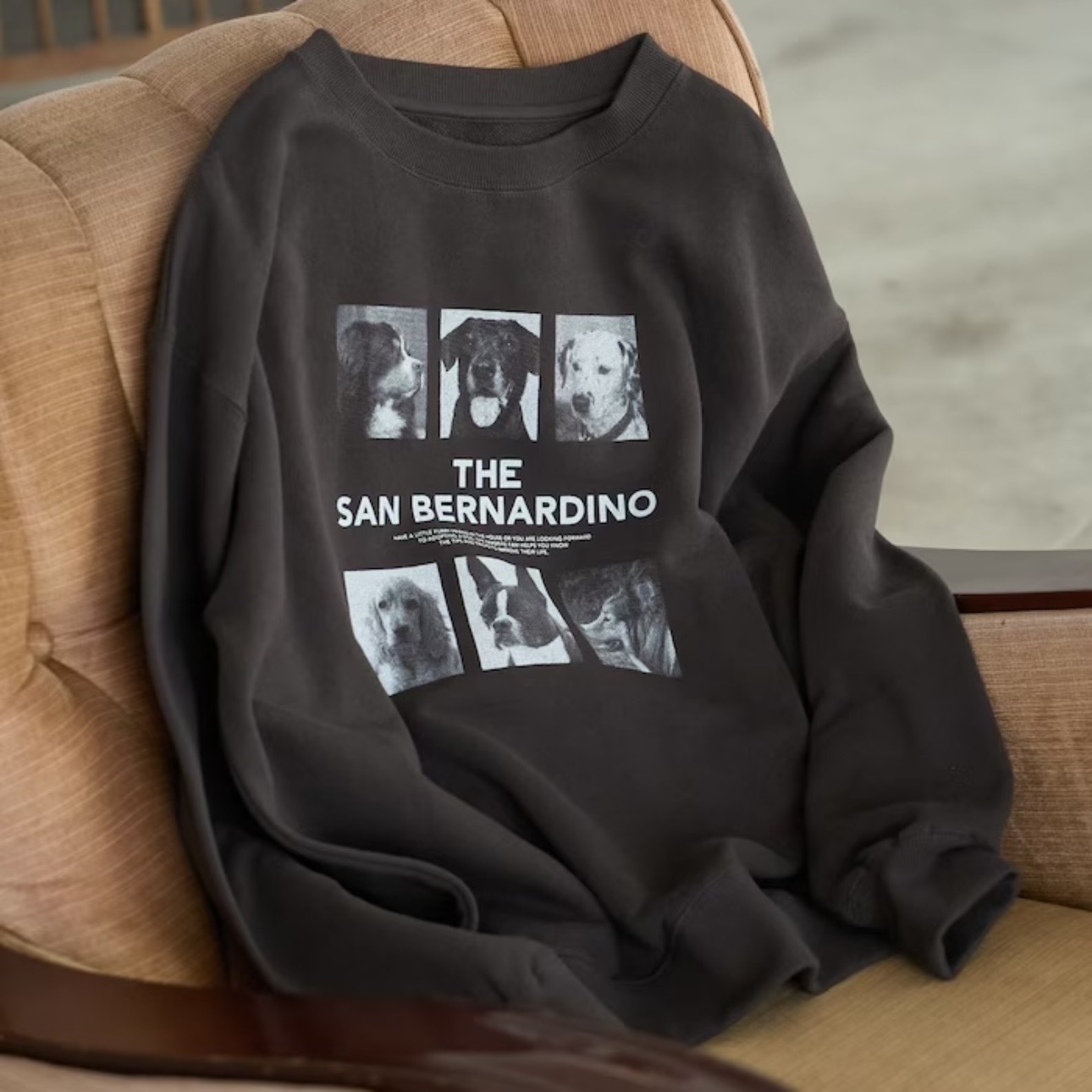 FREAK'S STORE 狗狗照片 印花 衛衣 長袖 大學T 日本代購