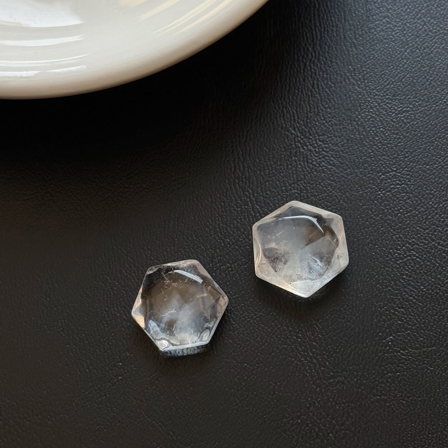 [原石] 藍針石 六邊形