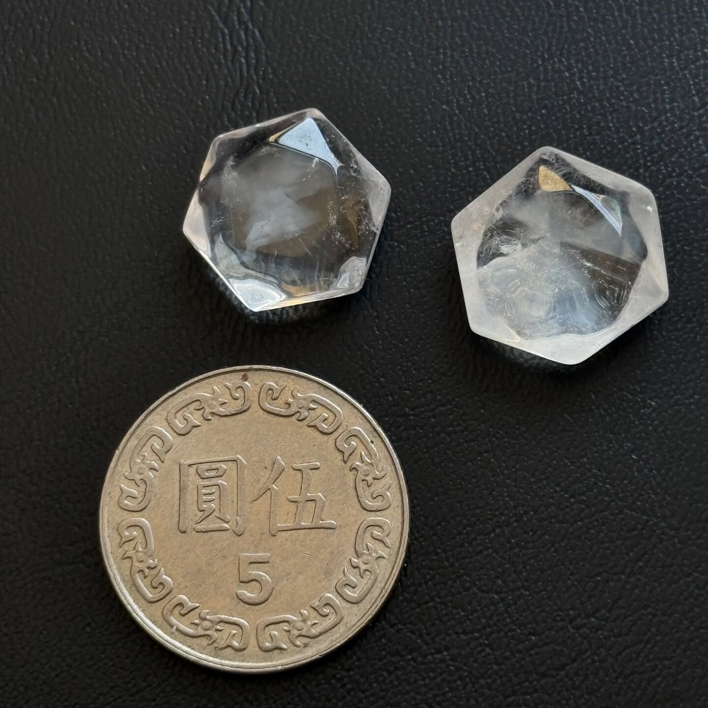 [原石] 藍針石 六邊形