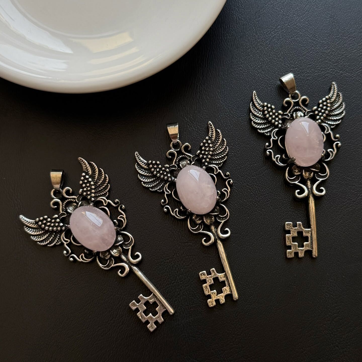 [原石] 粉晶 項鏈吊墜