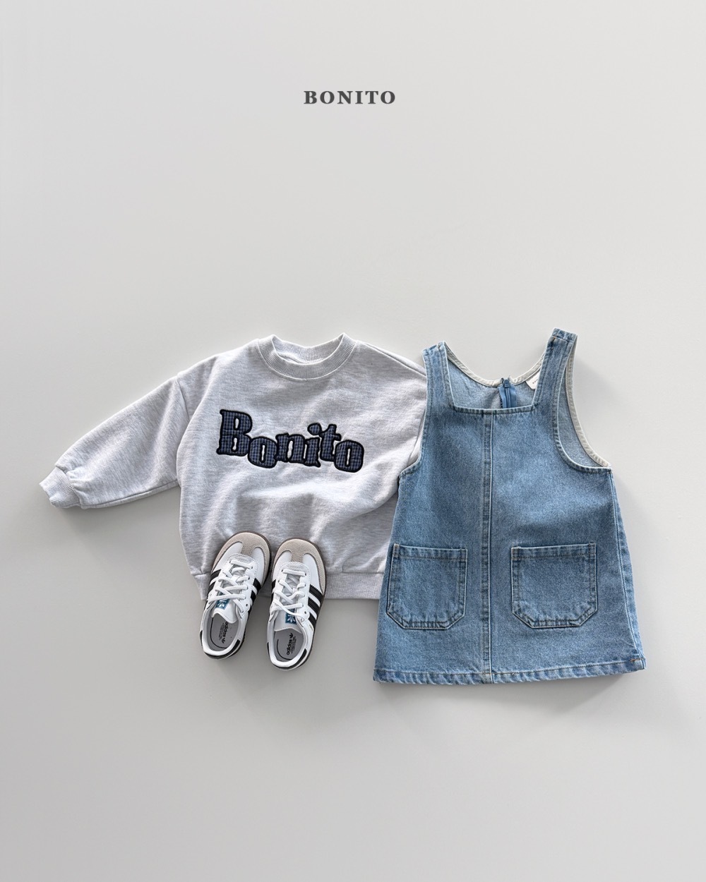 Bonito 口袋牛仔背心裙 / 2色
