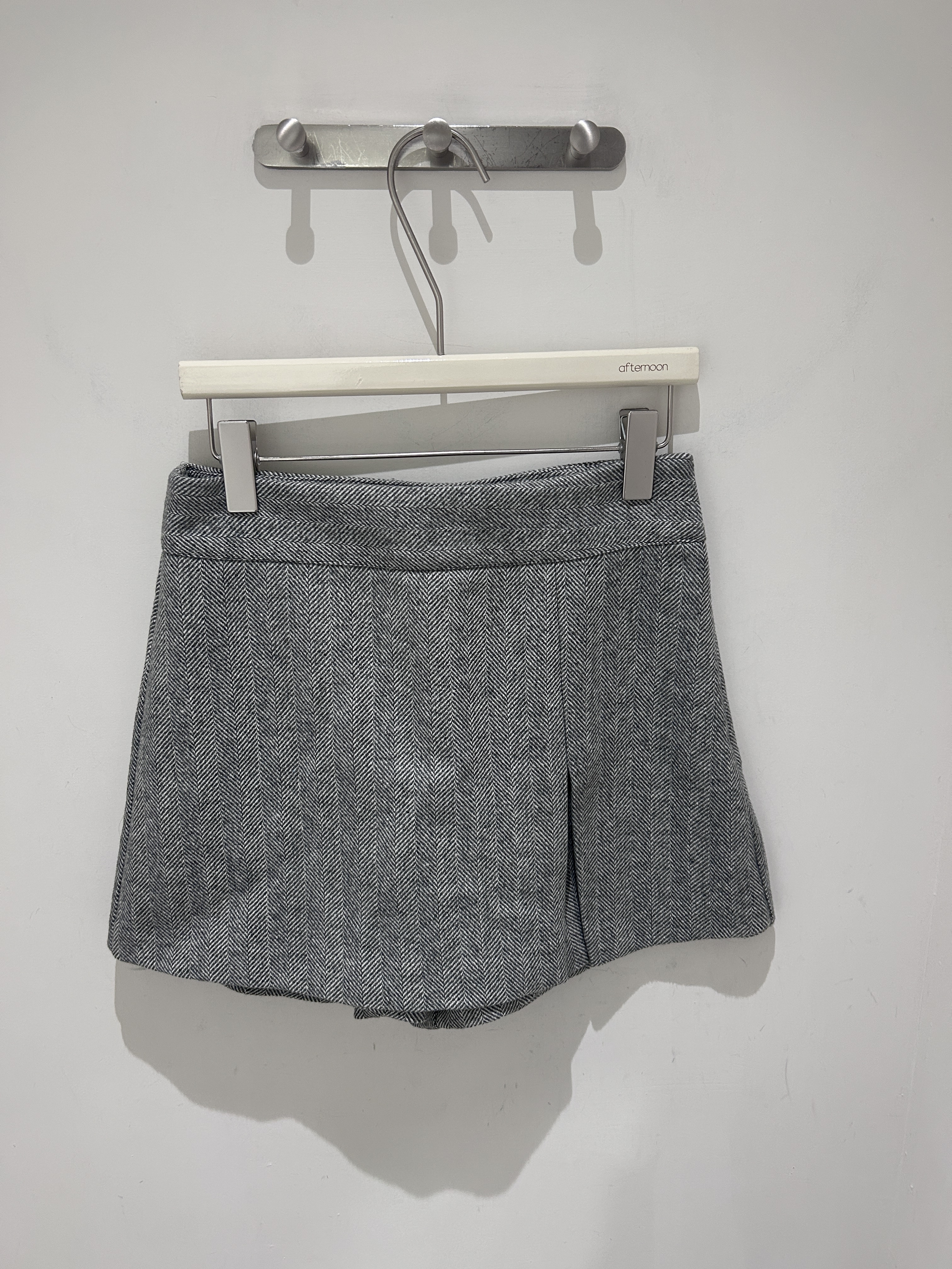 正韓羊毛小開衩褲裙