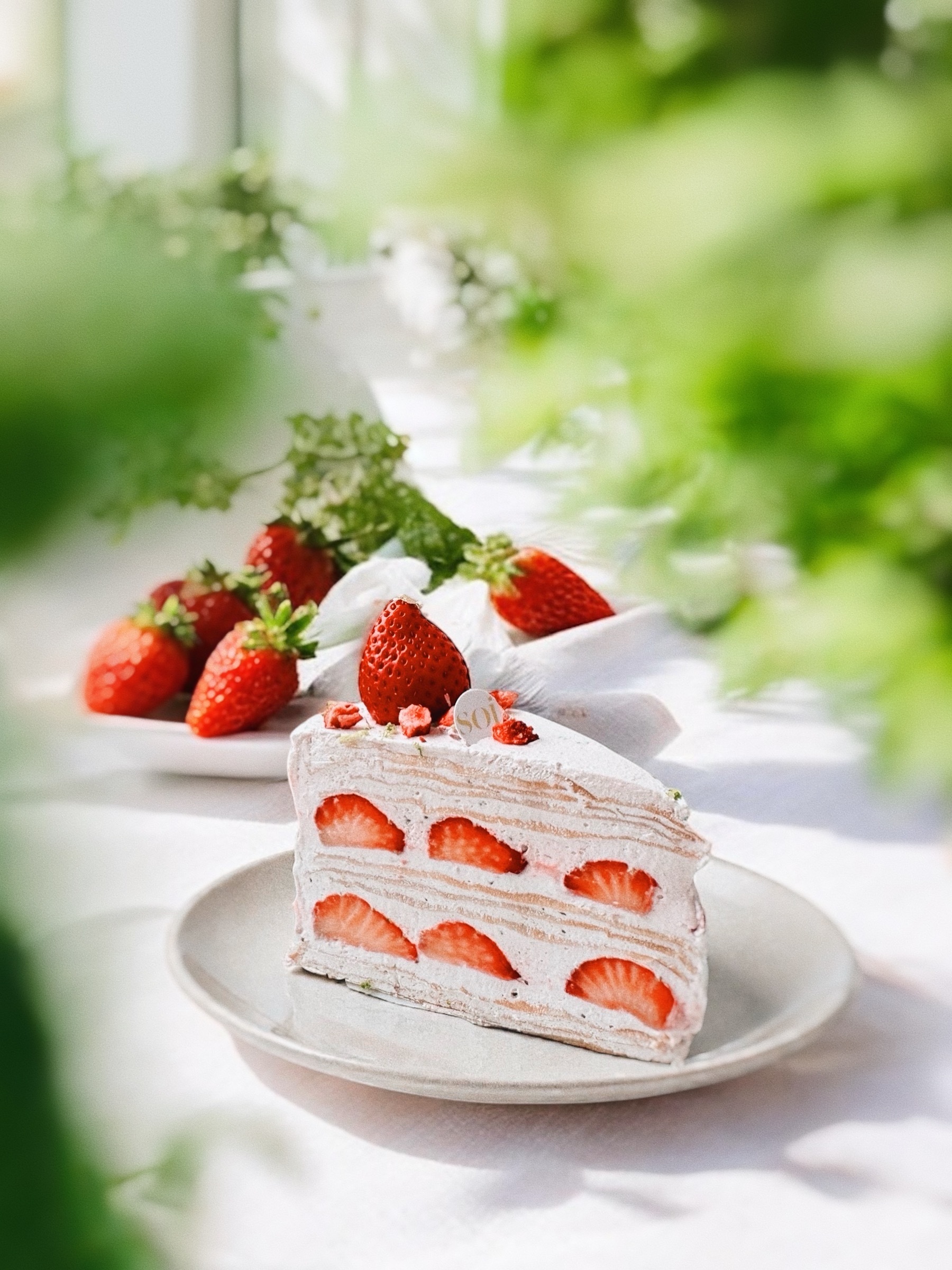 【限自取】全素草莓千層旦糕6吋