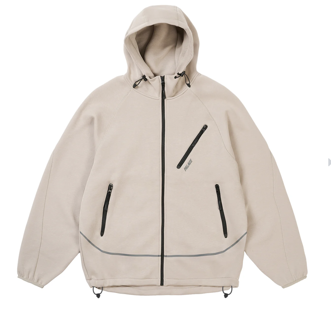【PALACE】反光 SPORTY ZIP HOOD