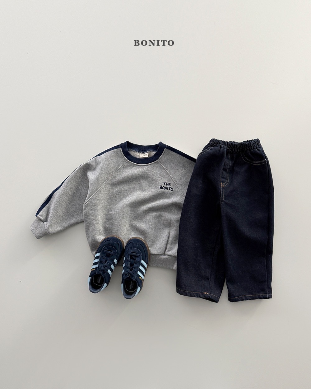 Bonito 線條落肩衛衣 / 2色