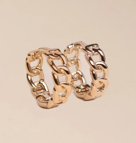 1WK0708-495 [WAEKURA] Imani Earrings Gold (A-LX-E)