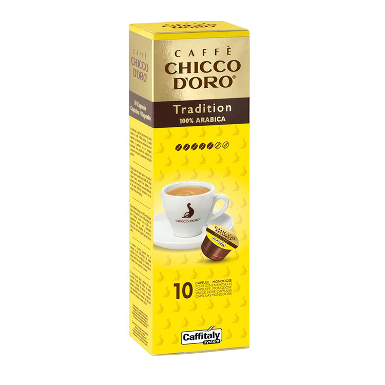 Caffitaly CHICCO D'ORO 傳統意式咖啡膠囊 (10杯裝) 中度烘焙