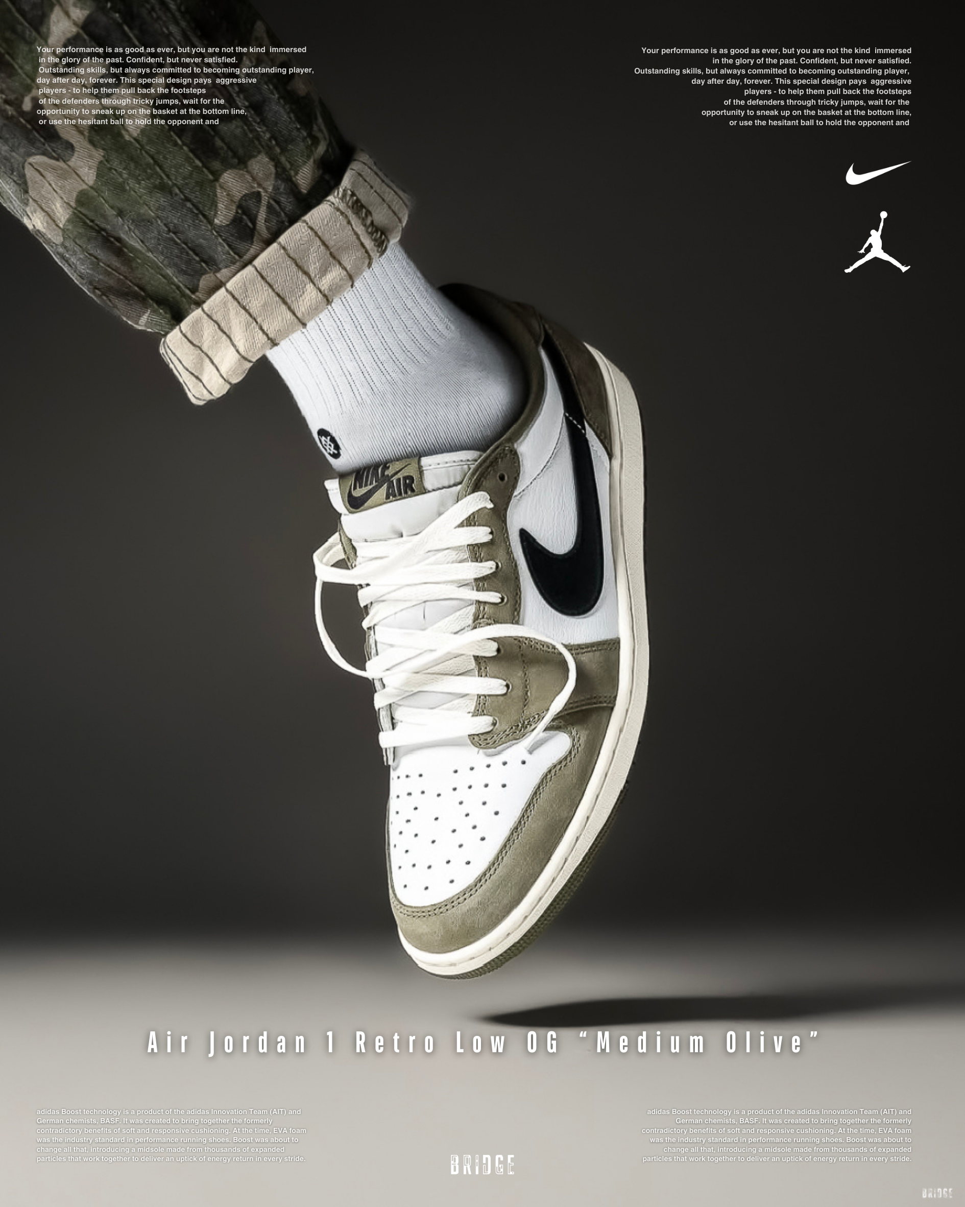 『 鉤子一反...根本倒鉤 』AJ1 OG Medium Olive