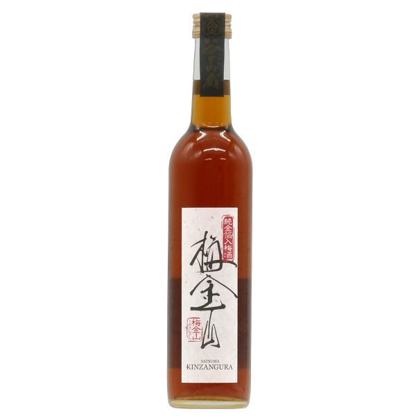 【濱田酒造】【梅金山 リキュール】【金箔梅酒】【麥燒酎】【鹿兒島縣】