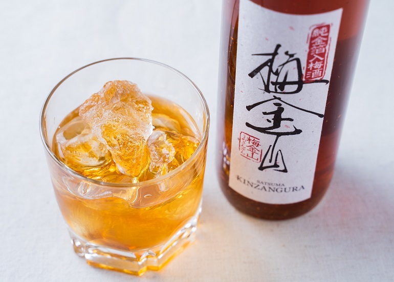 【濱田酒造】【梅金山 リキュール】【金箔梅酒】【麥燒酎】【鹿兒島縣】