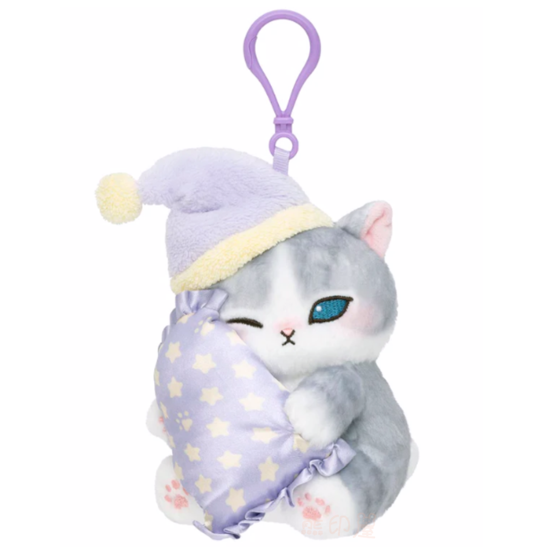 Mofusand 睏睏貓 居家放鬆系列 毛公仔吊飾 掛飾 [平行進口]