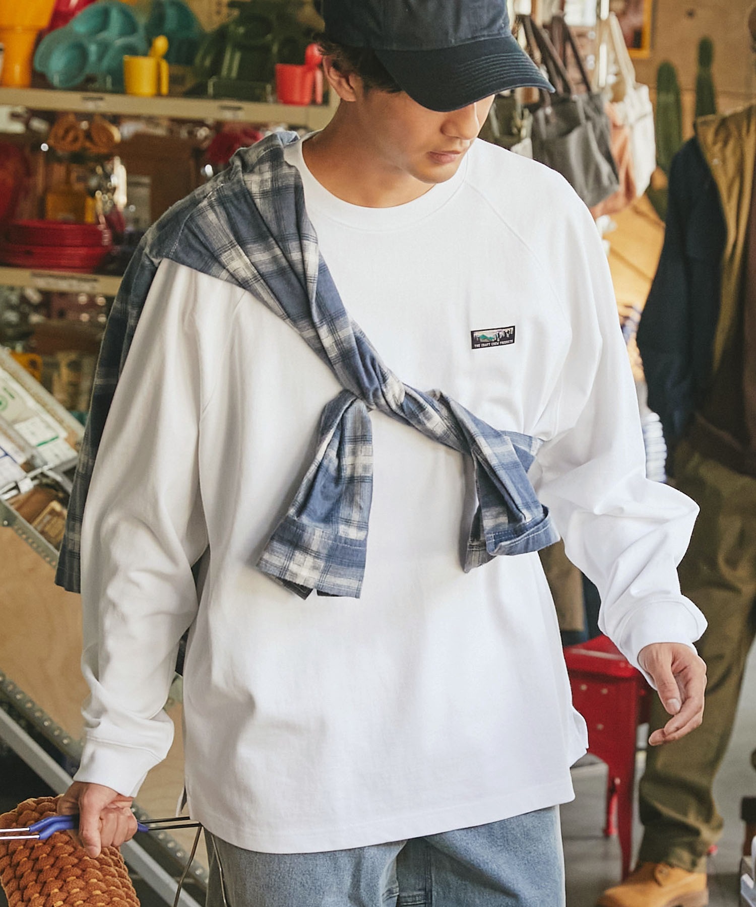 #預購 日本限定 THE CRAFT CREW PRODUCTS 重磅棉 寬鬆 插肩袖 圓領長踢