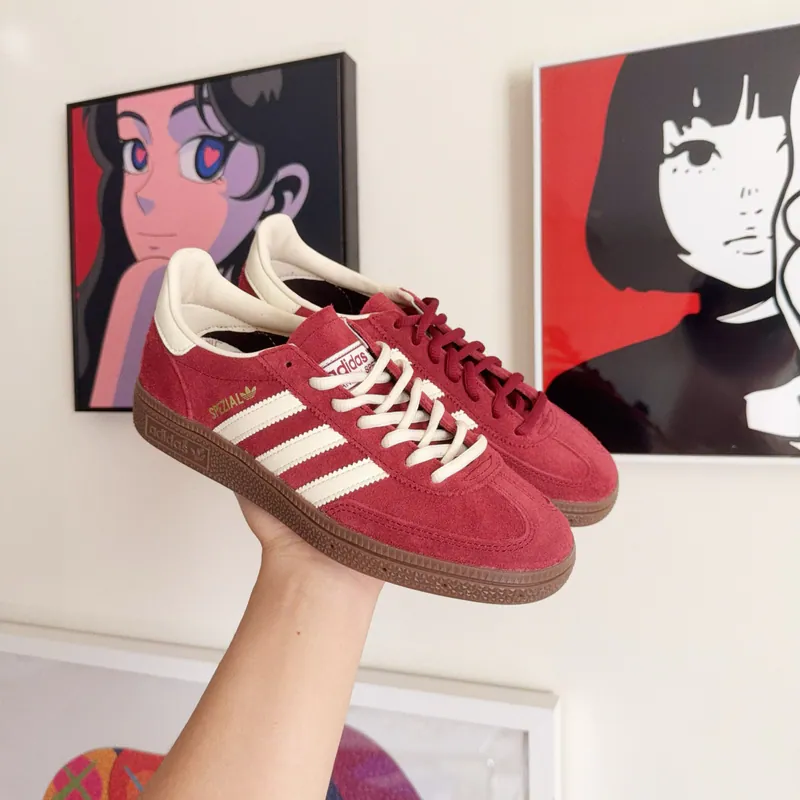 ADIDAS HANDBALL SPEZIAL 外國限定 酒紅 紅色 復古鞋