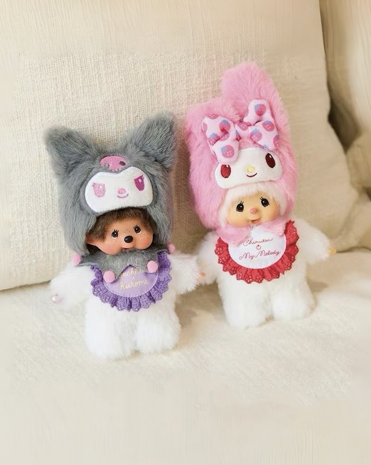 日本限定 蒙奇奇 X 三麗鷗 限量聯名款 吊飾