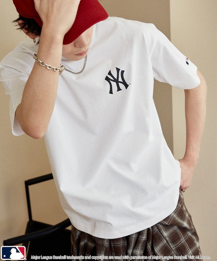日本 MLB x Publux 別注 Typography Logo T-Shirt