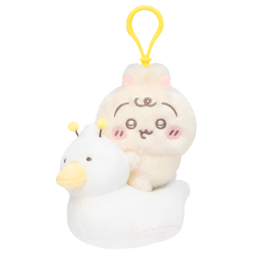 Chiikawa Baby 兔子款 小鴨子系列 毛公仔吊飾 掛飾 [平行進口]