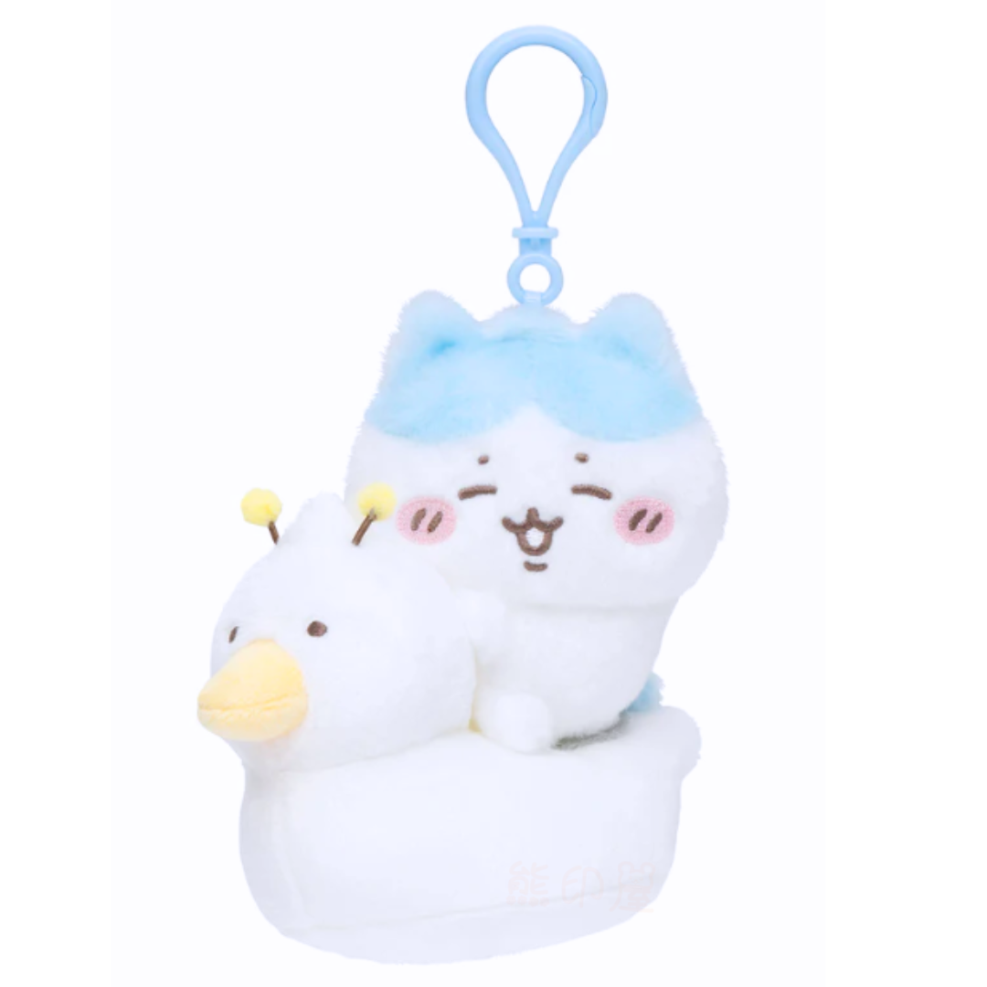 Chiikawa Baby 小八貓款 小鴨子系列 毛公仔吊飾 掛飾 [平行進口]