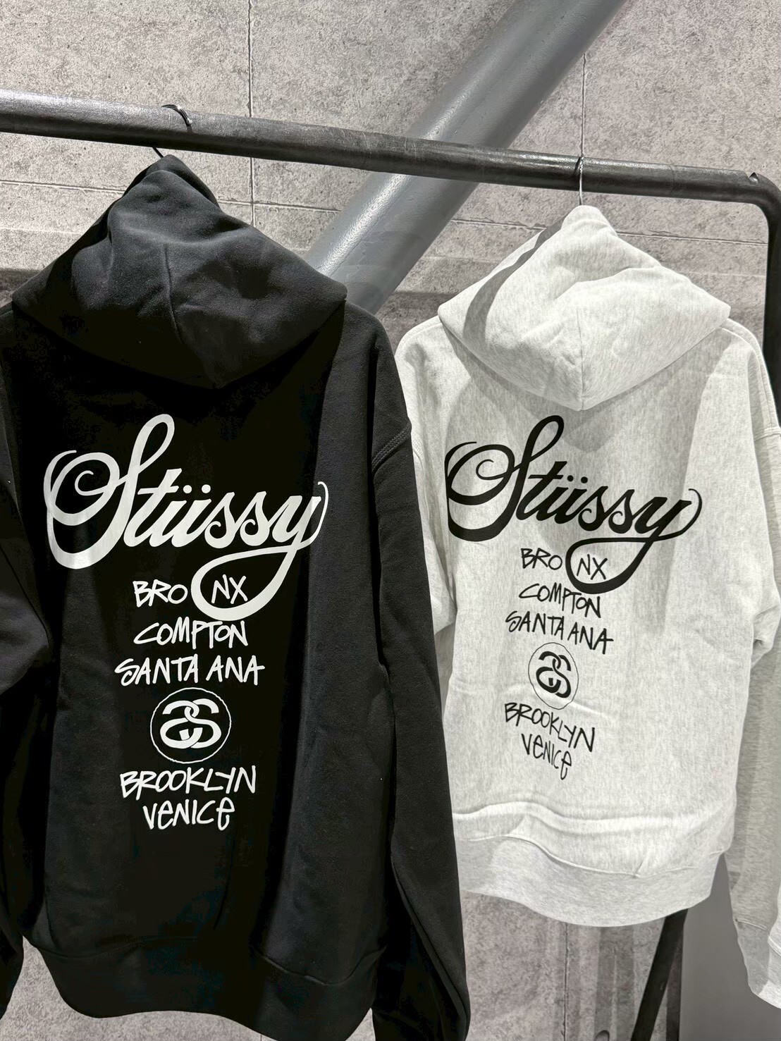 STUSSY WORLD TOUR ZIP HOOD 世界巡迴 連帽拉鍊外套
