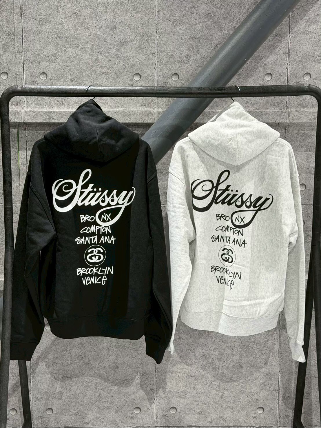 STUSSY WORLD TOUR ZIP HOOD 世界巡迴 連帽拉鍊外套