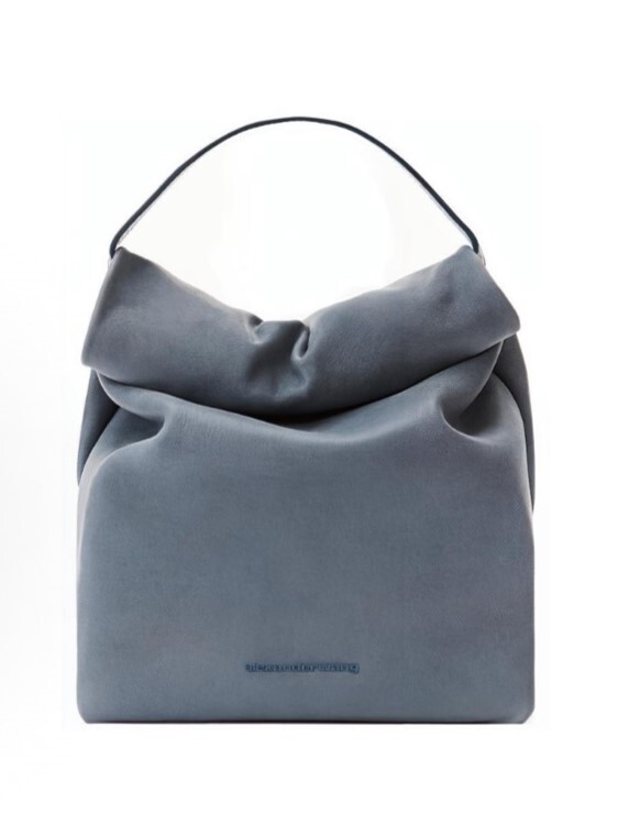 Alexander Wang  磁性捲邊 牛皮革 午餐包 手提包