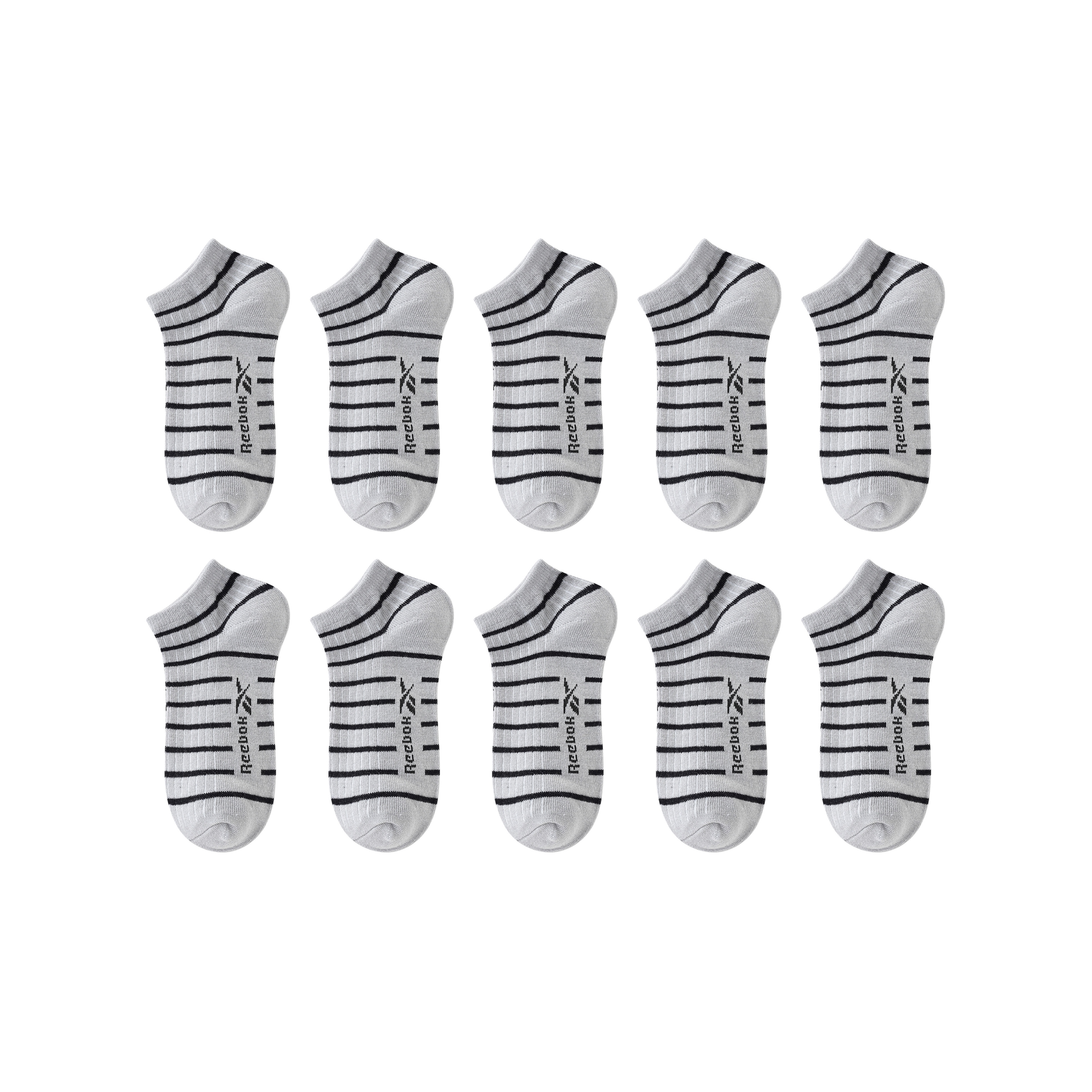 代購-Reebok 簡約 高彈 不掉跟 舒適 吸汗 透氣 薄款 短襪 男女同款 10雙入