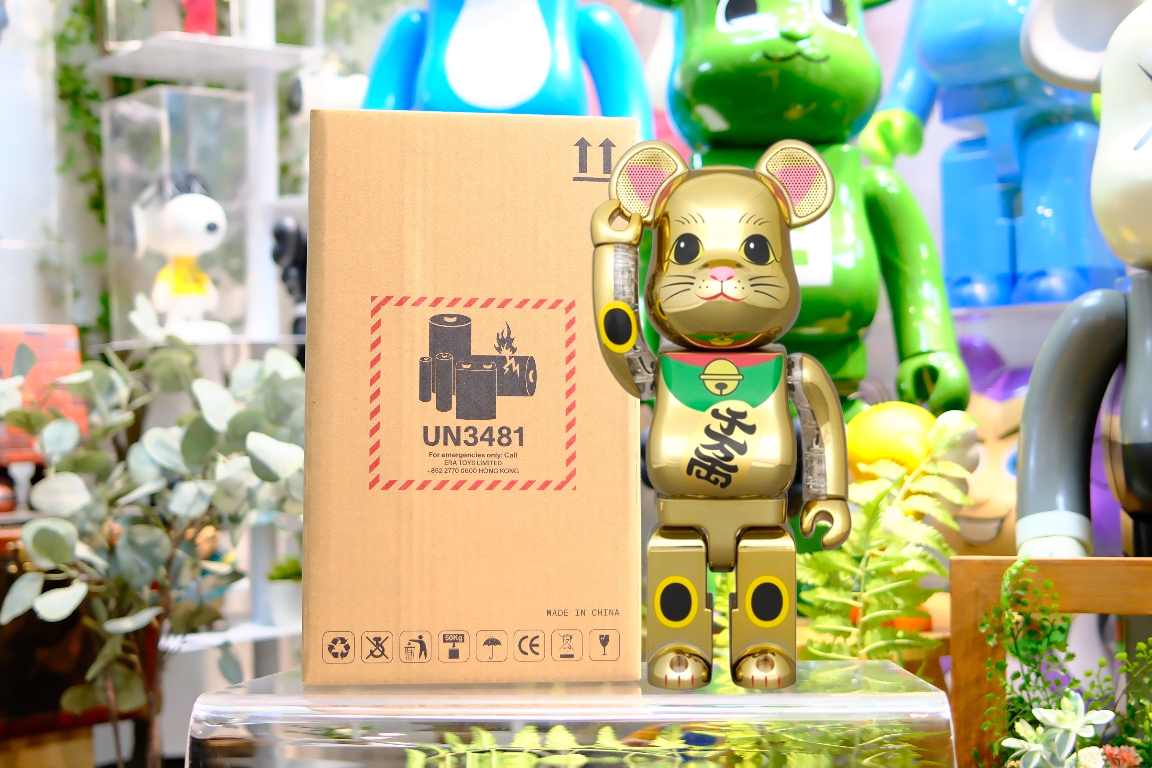 🎏預訂🎏Bearbrick 400% AUDIOPortable Bluetooth Speaker Maneki-Neko