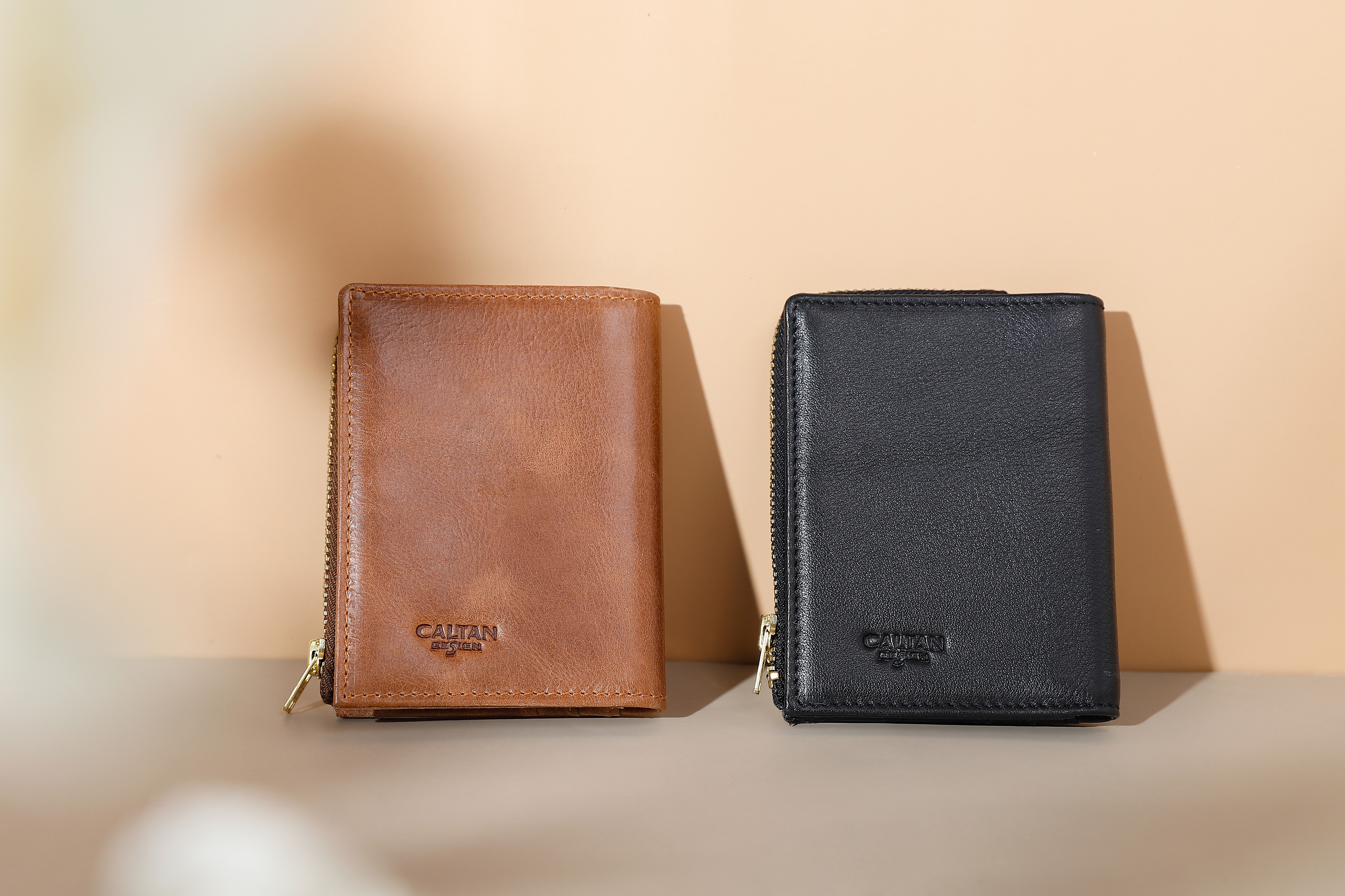 『新品上市』老爺有喜  原序扣式輕薄卡夾零錢包 (2183bk)