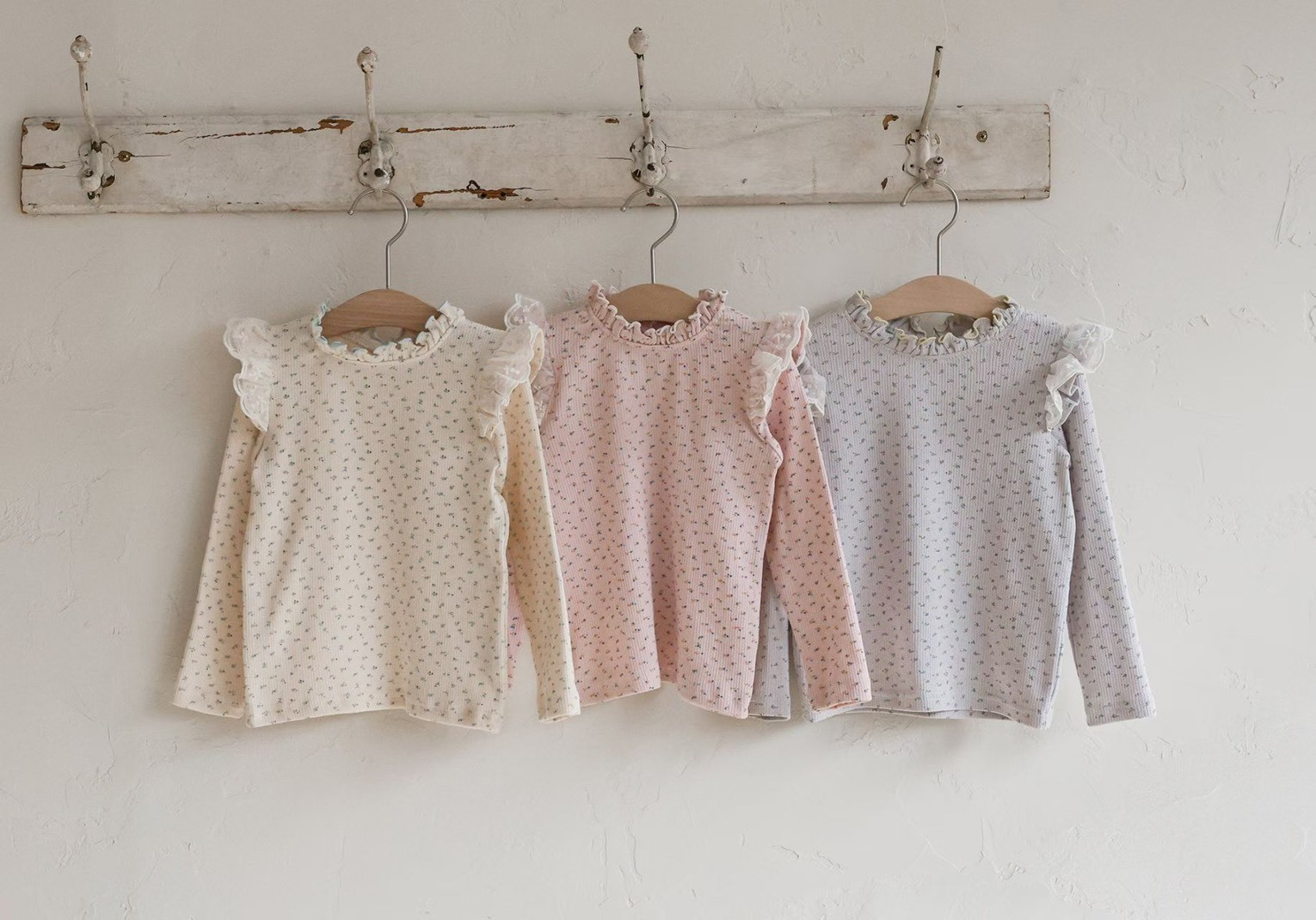 巴黎輕舞荷葉上衣