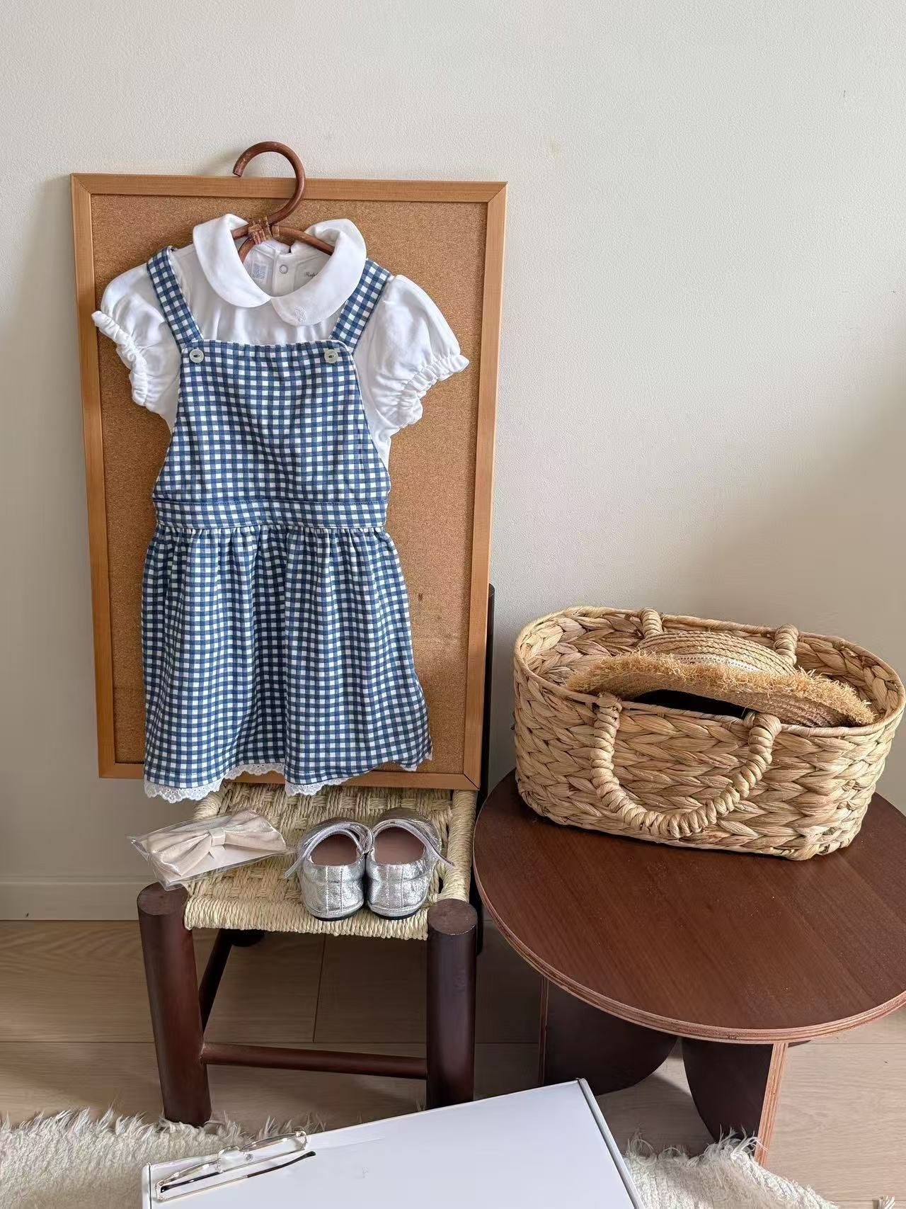 廠單 RL polo藍格仔連身裙