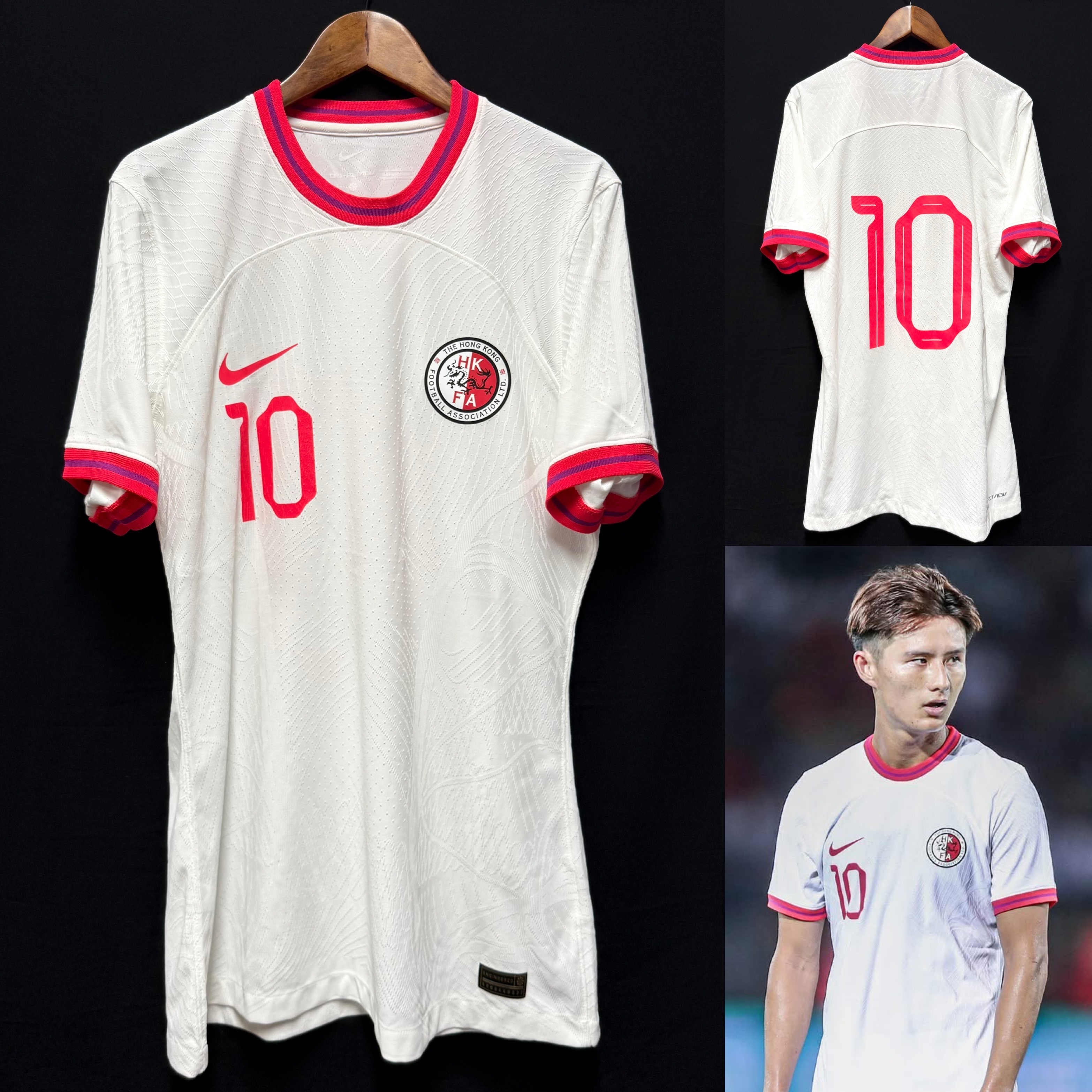 (Match Worn) Hong Kong Football Team 2023-2024 Nike Away Match Worn Shirt #10