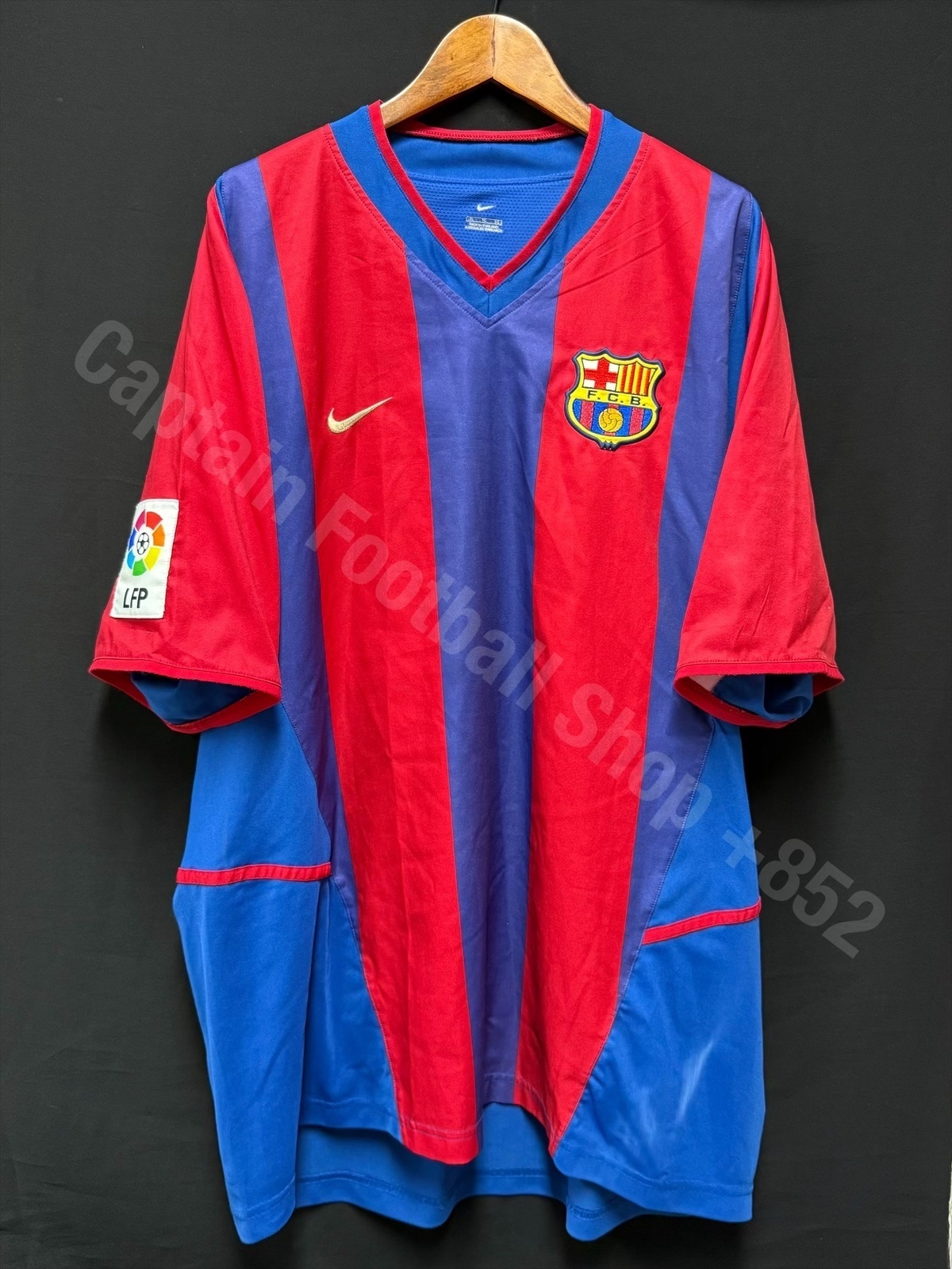 FC Barcelona 2002-2003 Nike Home Authentic Player Shirt #34 INIESTA