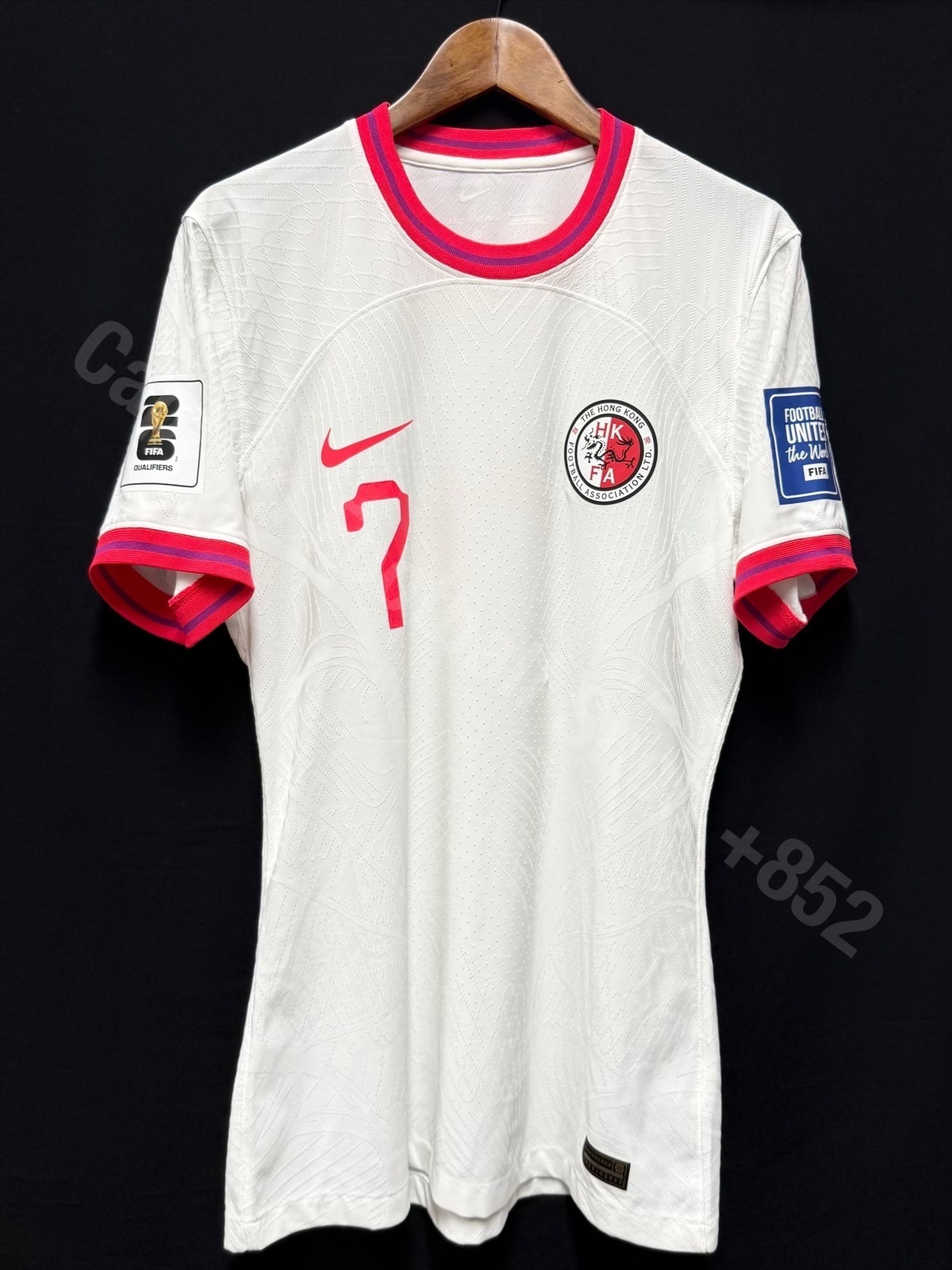 (Match Worn) Hong Kong Football Team 2023-2024 FIFA World Cup Qualifiers Nike Match Worn Shirt #7