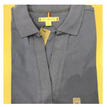 [S] TOMMY HILFIGER PREPPY NAVY RELAXED FIT STRETCH PIQUE POLO, XW08814-402 (STH1606)