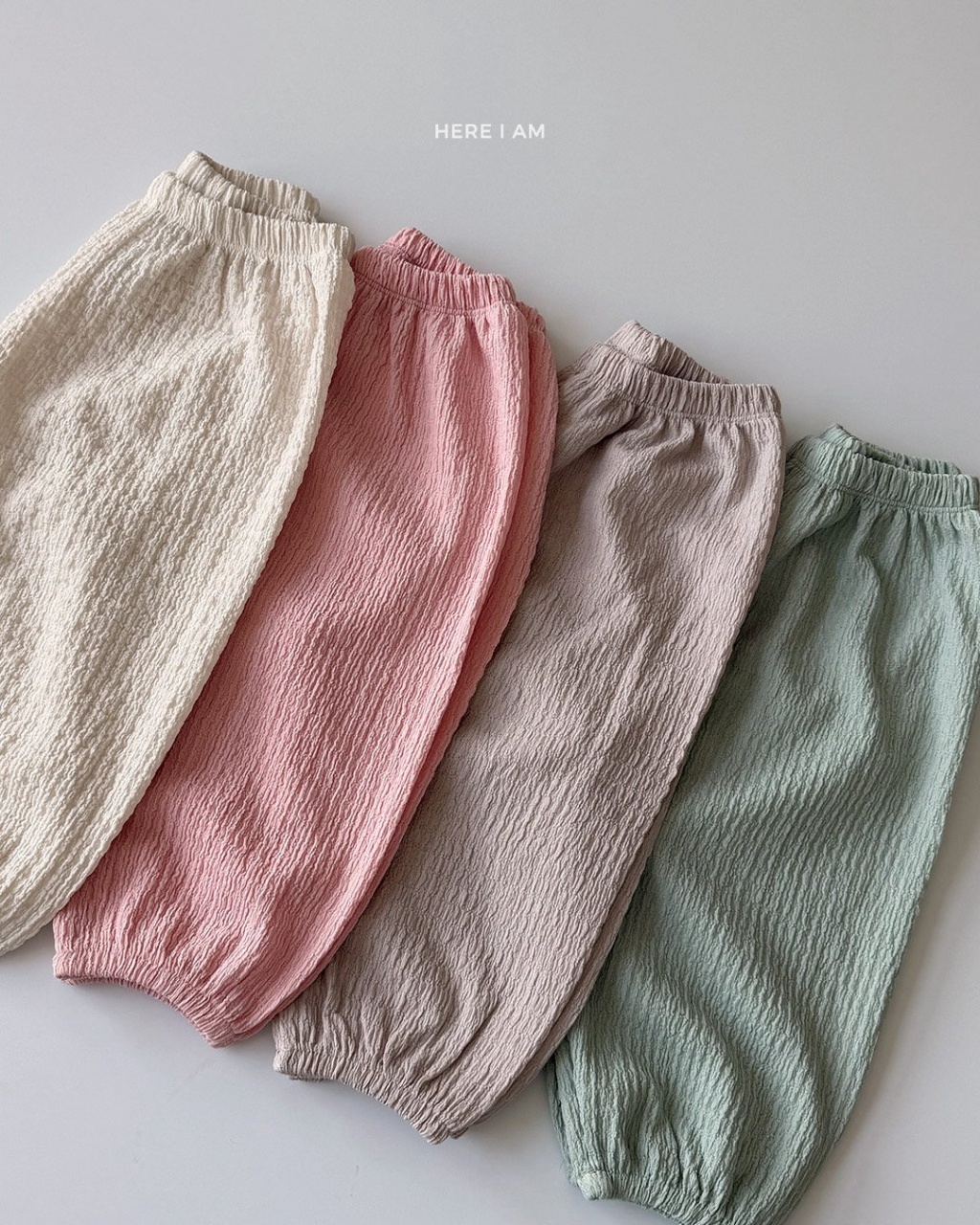 正韓春hereiam 四色純色防蚊褲