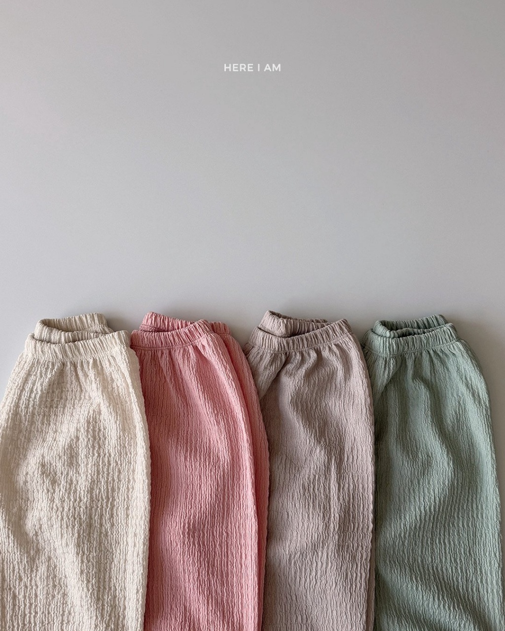 正韓春hereiam 四色純色防蚊褲