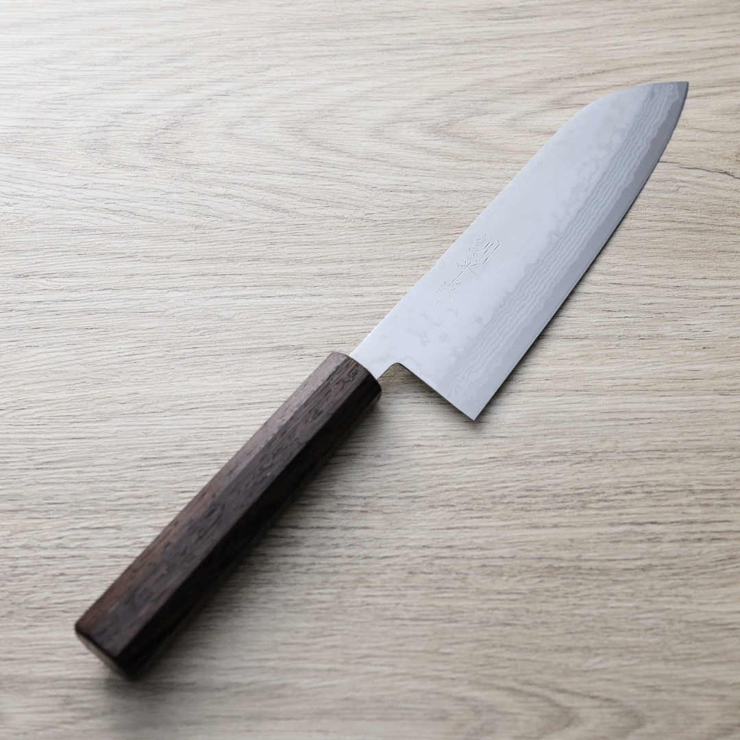 增谷訓生 三德刀 170mm VG10鋼 刻流 和柄